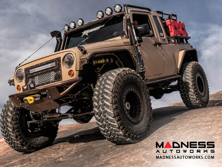 Jeep Wrangler JK Venom Front Bumper w/ Winch Mounts by Addictive Desert Designs - 2007+